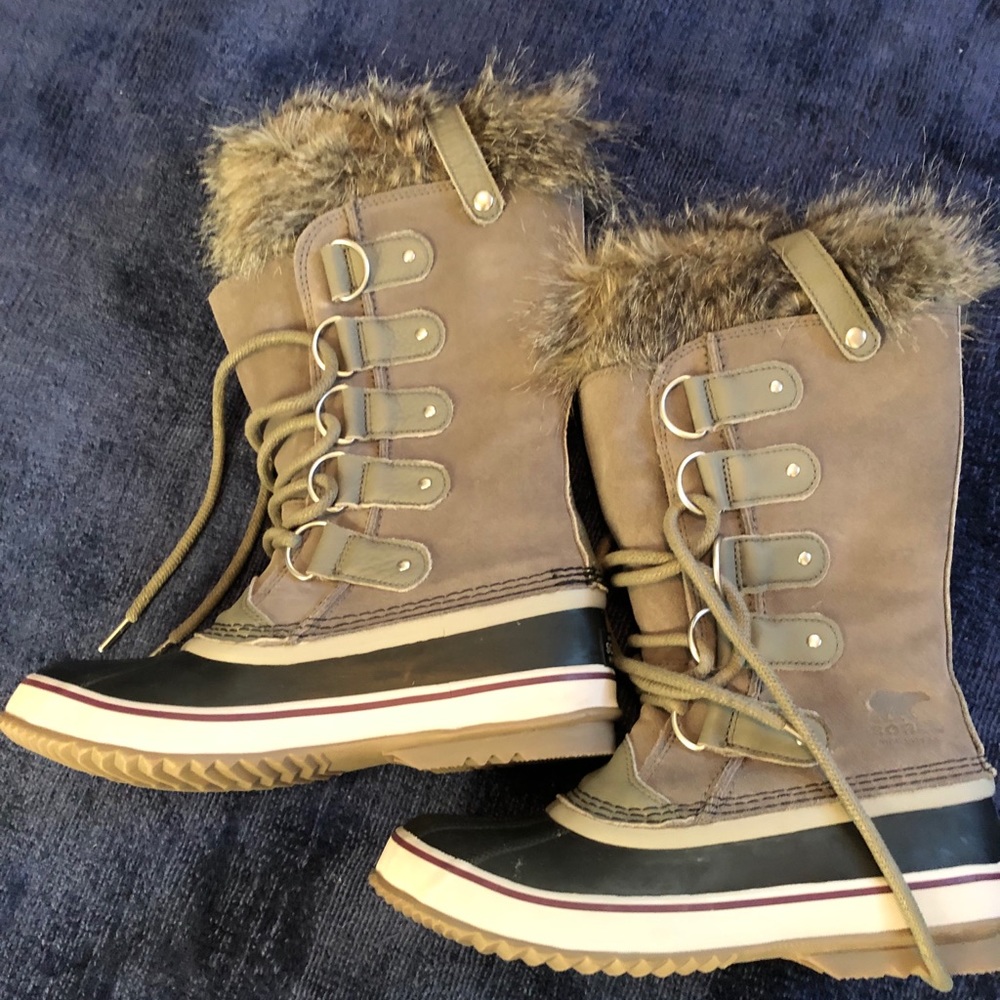 EUC Sorel Women’s Boots Gray Sz 8